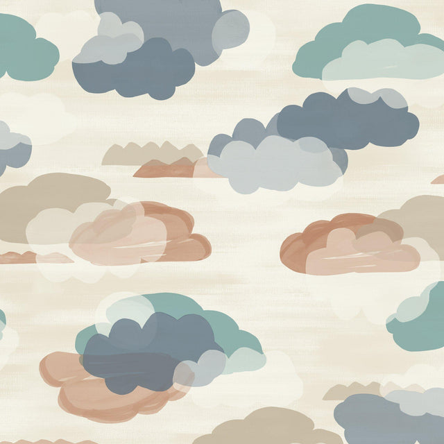 Galerie GDLD2015 Little Dreamers Landscape Blue Wallpaper GDLD2015 Blue Wallpaper