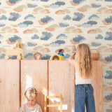 Galerie GDLD2015 Little Dreamers Landscape Blue Wallpaper GDLD2015 Blue Wallpaper