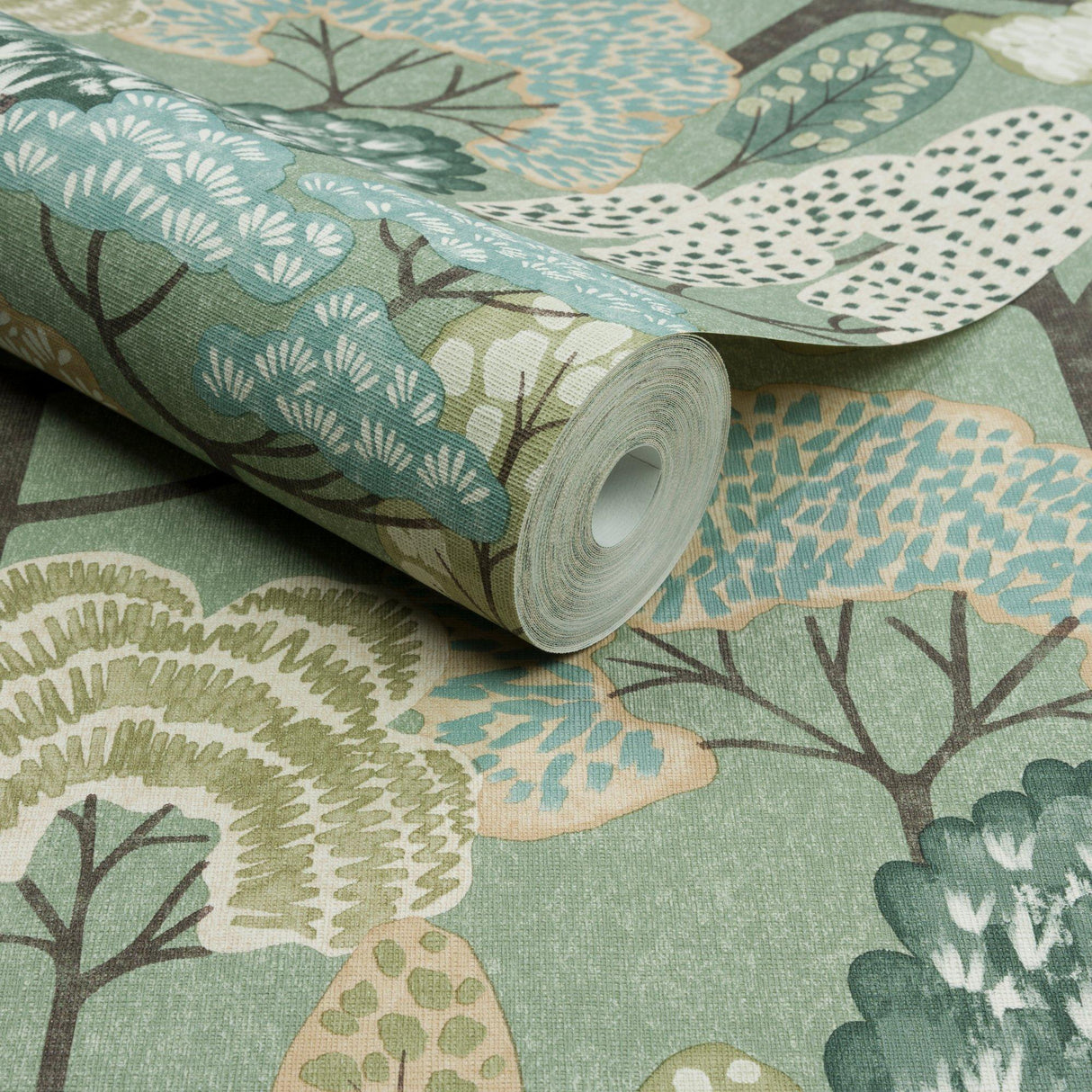 Galerie GDLD2113 Little Dreamers Trees Motive Green Wallpaper GDLD2113 Green Wallpaper