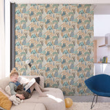 Galerie GDLD2115 Little Dreamers Trees Motive Blue Wallpaper GDLD2115 Blue Wallpaper