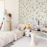 Galerie GDLD3309 Little Dreamers Photographic All-over Print Green Wallpaper GDLD3309 Green Wallpaper