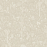 Galerie GDLD3403 Little Dreamers Trees all-over Beige Wallpaper GDLD3403 Beige Wallpaper