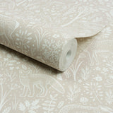Galerie GDLD3403 Little Dreamers Trees all-over Beige Wallpaper GDLD3403 Beige Wallpaper