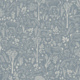 Galerie GDLD3415 Little Dreamers Trees all-over Blue Wallpaper GDLD3415 Blue Wallpaper