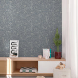 Galerie GDLD3415 Little Dreamers Trees all-over Blue Wallpaper GDLD3415 Blue Wallpaper