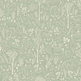 Galerie GDLD3413 Little Dreamers Trees all-over Green Wallpaper GDLD3413 Green Wallpaper