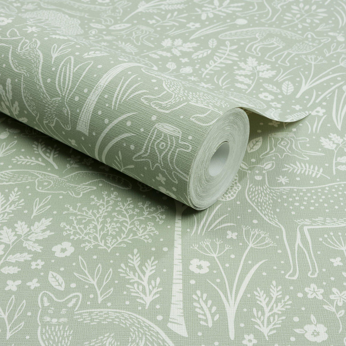 Galerie GDLD3413 Little Dreamers Trees all-over Green Wallpaper GDLD3413 Green Wallpaper