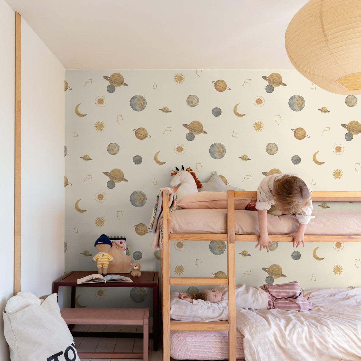 Galerie GDLD3519 Little Dreamers Photographic All-over Print Beige Wallpaper GDLD3519 Beige Wallpaper