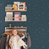 Galerie GDLD3615 Little Dreamers Geometric All-over Blue Wallpaper GDLD3615 Blue Wallpaper