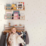 Galerie GDLD3617 Little Dreamers Geometric All-over Cream Wallpaper GDLD3617 Cream Wallpaper