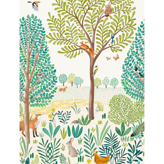 Galerie GDLD6001 Little Dreamers Landscape Multi-colored Mural GDLD6001 Multi-colored Mural