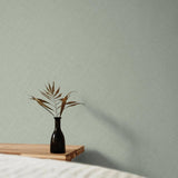 Galerie GDMN1009 Little Dreamers Textile Plain Green Wallpaper GDMN1009 Green Wallpaper