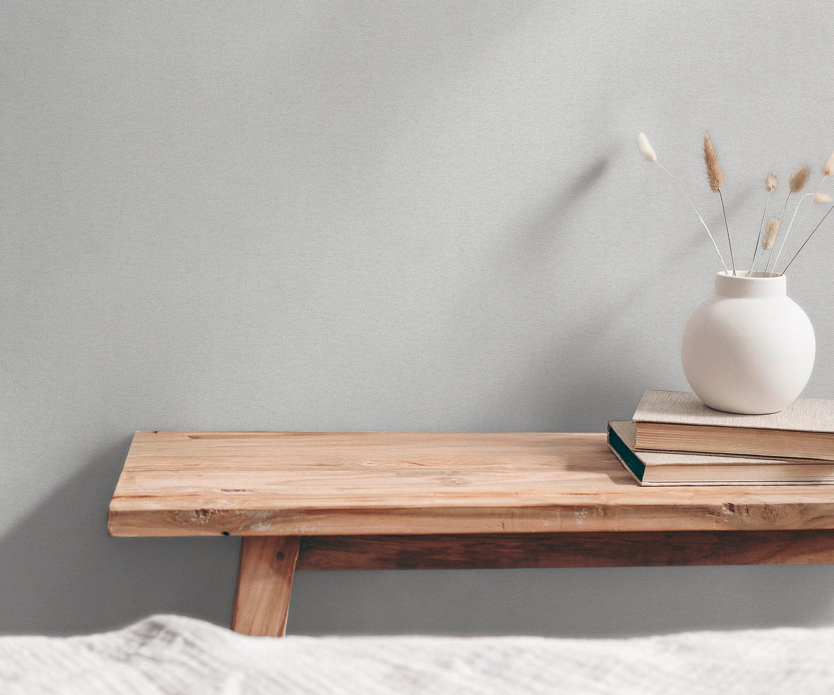 Galerie GG82114 Hygge Home Plain Texture Grey Wallpaper GG82114 Grey Wallpaper