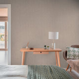Galerie GG82125 Hygge Home Herringbone Weave Motif Brown Wallpaper GG82125 Brown Wallpaper