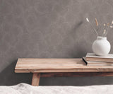 Galerie GG82131 Hygge Home Stone Circles Motif Brown Wallpaper GG82131 Brown Wallpaper