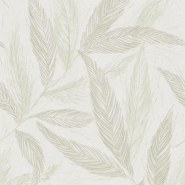 Galerie GG82146 Hygge Home Fern Weave Motif Green Wallpaper GG82146 Green Wallpaper