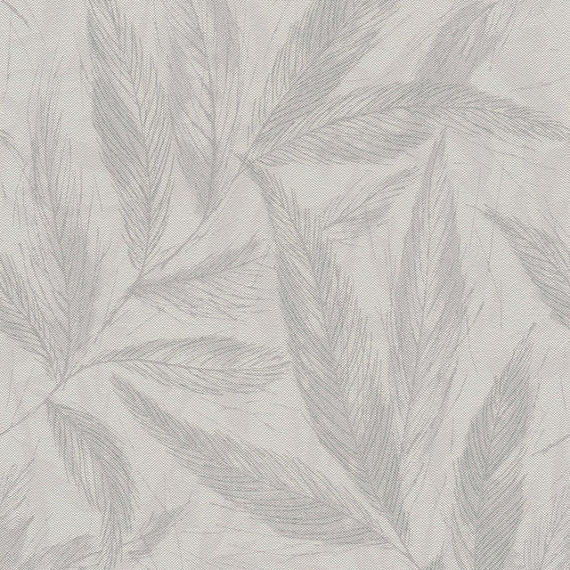 Galerie GG82149 Hygge Home Fern Weave Motif Grey Wallpaper GG82149 Grey Wallpaper