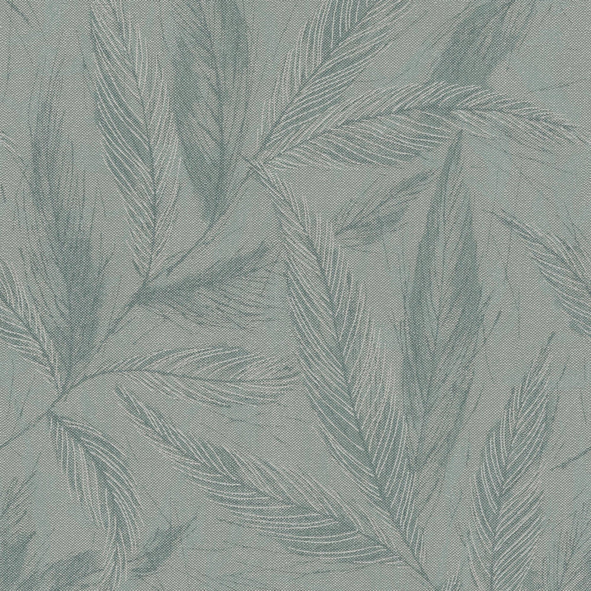 Galerie GG82150 Hygge Home Fern Weave Motif Green Wallpaper GG82150 Green Wallpaper