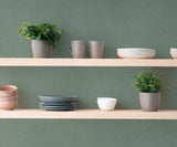Galerie GG82154 Hygge Home Plain Texture Green Wallpaper GG82154 Green Wallpaper