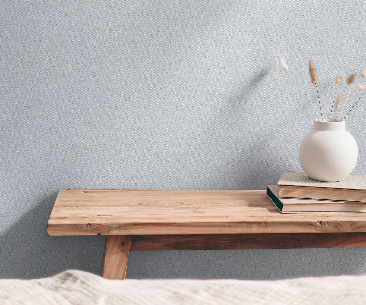 Galerie GG82159 Hygge Home Plain Texture Blue Wallpaper GG82159 Blue Wallpaper