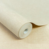 Galerie INA71006 Inia Textile Plain Beige Wallpaper INA71006 Beige Wallpaper