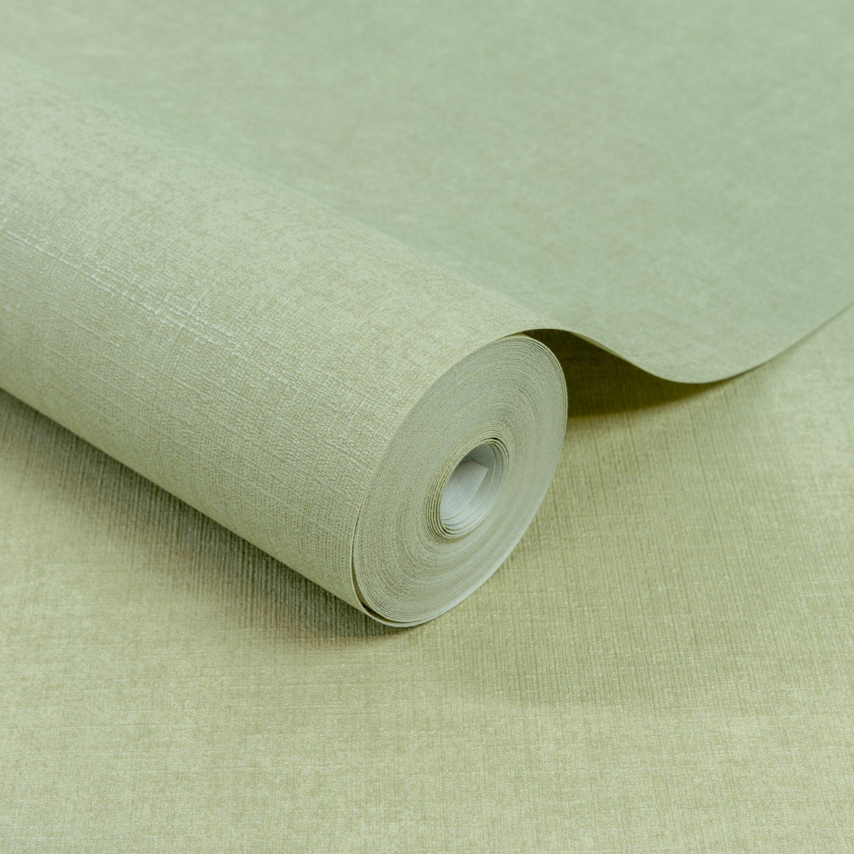 Galerie INA71007 Inia Textile Plain Green Wallpaper INA71007 Green Wallpaper