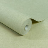 Galerie INA71007 Inia Textile Plain Green Wallpaper INA71007 Green Wallpaper