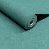 Galerie INA71009 Inia Textile Plain Green Wallpaper INA71009 Green Wallpaper