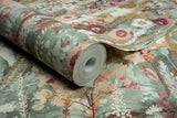 Galerie INA74603 Inia Classical Floral All-over Pink Wallpaper INA74603 Pink Wallpaper