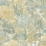 Galerie INA78603 Inia Classical Floral All-over Green Wallpaper INA78603 Green Wallpaper