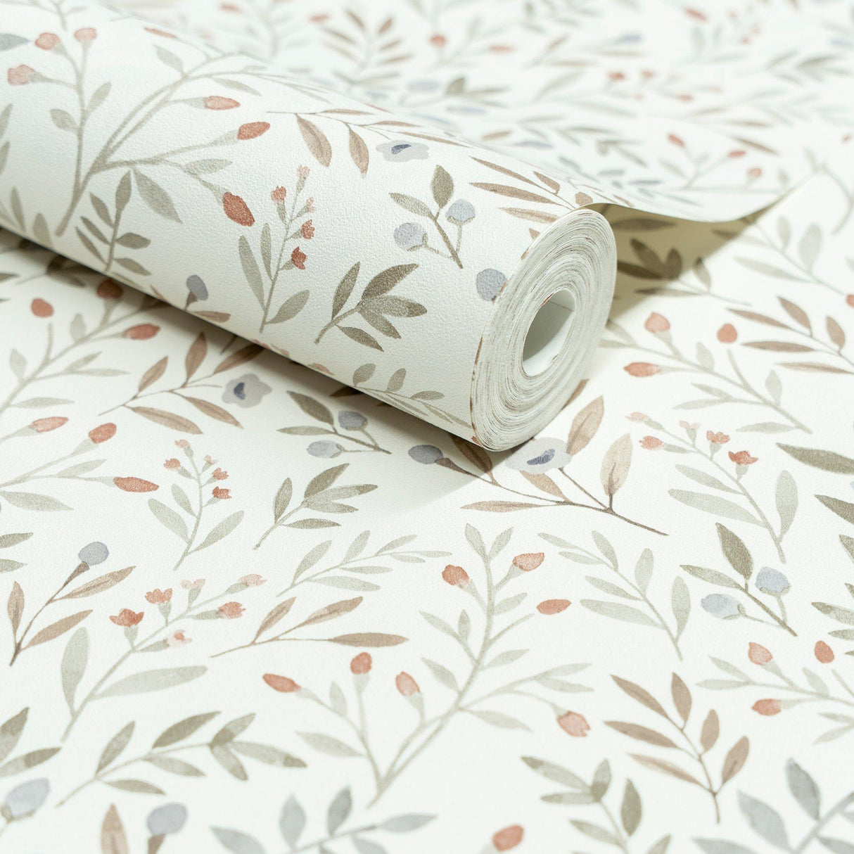 Galerie INA78802 Inia Classical Floral All-over Green Wallpaper INA78802 Green Wallpaper