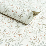 Galerie INA78802 Inia Classical Floral All-over Green Wallpaper INA78802 Green Wallpaper