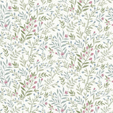 Galerie INA78803 Inia Classical Floral All-over Blue Wallpaper INA78803 Blue Wallpaper