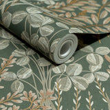 Galerie INA78901 Inia Branched Leaves All-over Green Wallpaper INA78901 Green Wallpaper