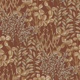 Galerie INA78902 Inia Branched Leaves All-over Red Wallpaper INA78902 Red Wallpaper