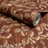 Galerie INA78902 Inia Branched Leaves All-over Red Wallpaper INA78902 Red Wallpaper