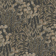 Galerie INA78903 Inia Branched Leaves All-over Black Wallpaper INA78903 Black Wallpaper