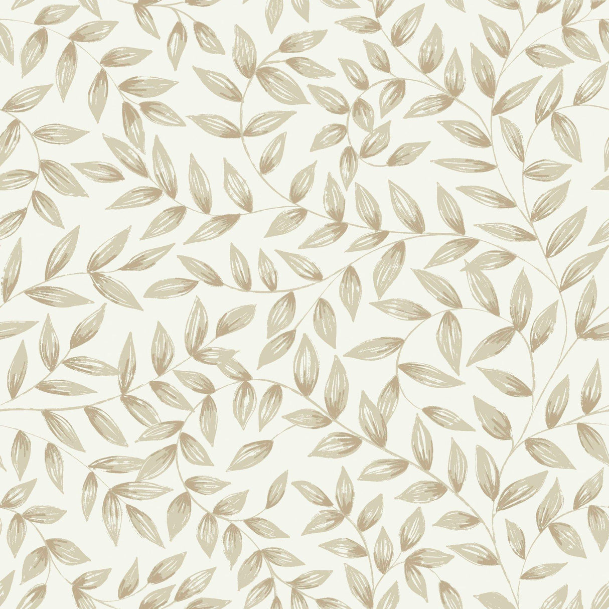 Galerie INA79201 Inia Branched Leaves All-over Beige Wallpaper INA79201 Beige Wallpaper