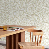 Galerie INA79201 Inia Branched Leaves All-over Beige Wallpaper INA79201 Beige Wallpaper