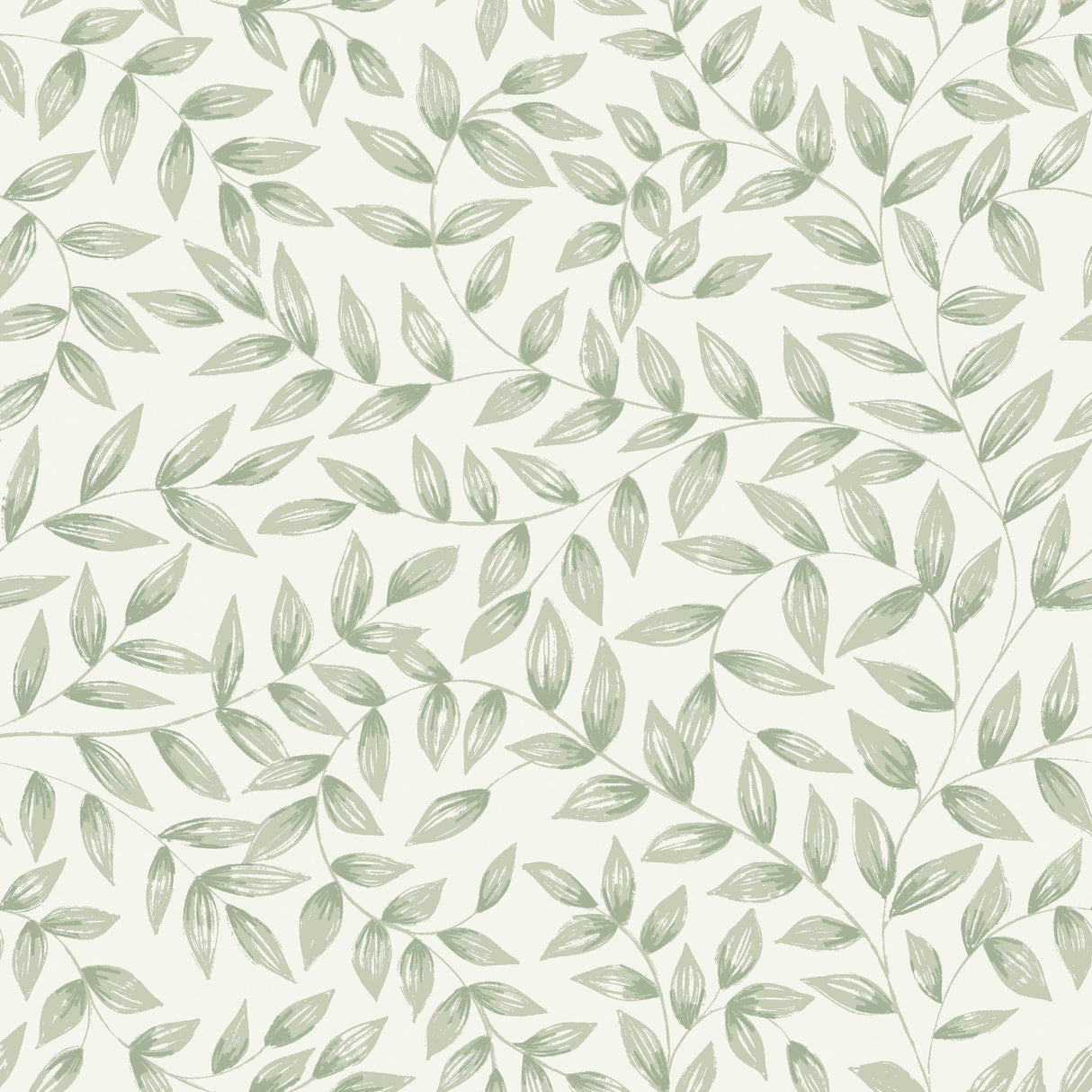 Galerie INA79202 Inia Branched Leaves All-over Green Wallpaper INA79202 Green Wallpaper