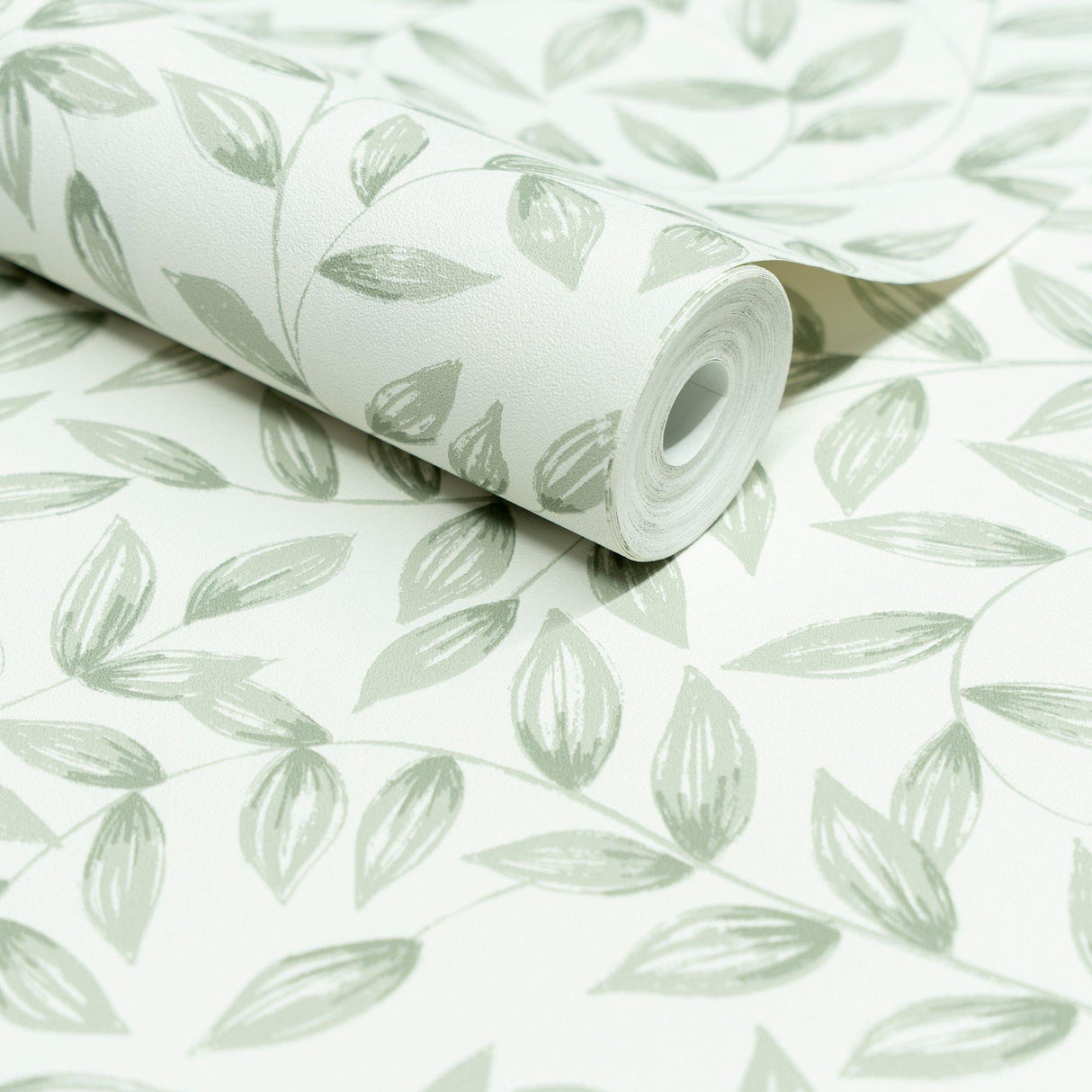 Galerie INA79202 Inia Branched Leaves All-over Green Wallpaper INA79202 Green Wallpaper