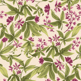 Galerie INA80402 Inia Classical Floral All-over Green Wallpaper INA80402 Green Wallpaper