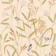 Galerie INA83501 Inia Branched Leaves All-over Beige Wallpaper INA83501 Beige Wallpaper