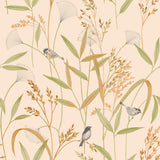 Galerie INA83501 Inia Branched Leaves All-over Beige Wallpaper INA83501 Beige Wallpaper