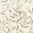 Galerie INA83502 Inia Branched Leaves All-over Beige Wallpaper INA83502 Beige Wallpaper