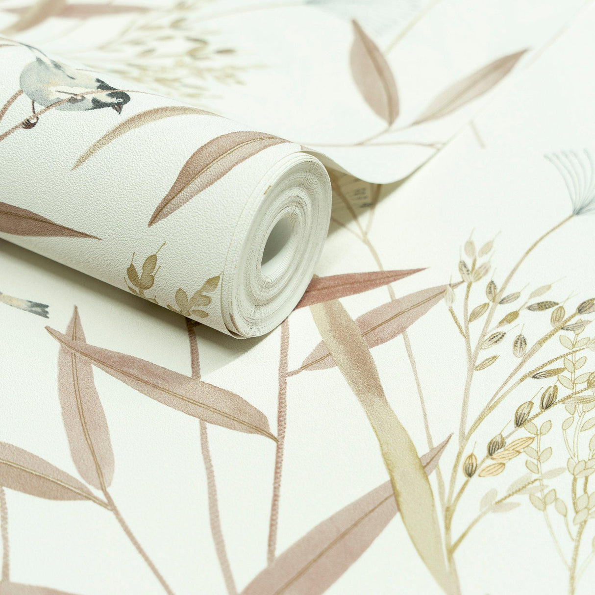 Galerie INA83502 Inia Branched Leaves All-over Beige Wallpaper INA83502 Beige Wallpaper