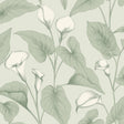 Galerie INA83601 Inia Branched Leaves All-over Green Wallpaper INA83601 Green Wallpaper
