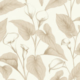 Galerie INA83602 Inia Branched Leaves All-over Beige Wallpaper INA83602 Beige Wallpaper
