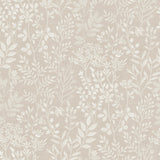 Galerie KR205002 Karuna Branched Leaves All-over Beige Wallpaper KR205002 Beige Wallpaper