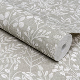 Galerie KR205003 Karuna Branched Leaves All-over Green Wallpaper KR205003 Green Wallpaper